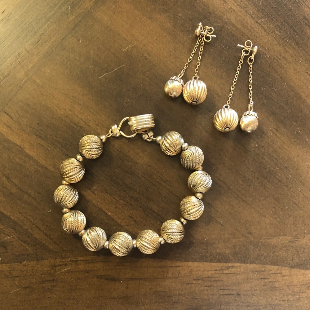 Vintage Bracelet and earrings set
